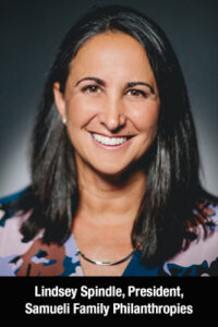 Lindsey Spindle, President, Samueli Family Philanthropy